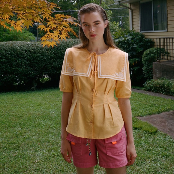 Rachel Antonoff Sarah Short in Dusty Pink - Picture 2 of 2